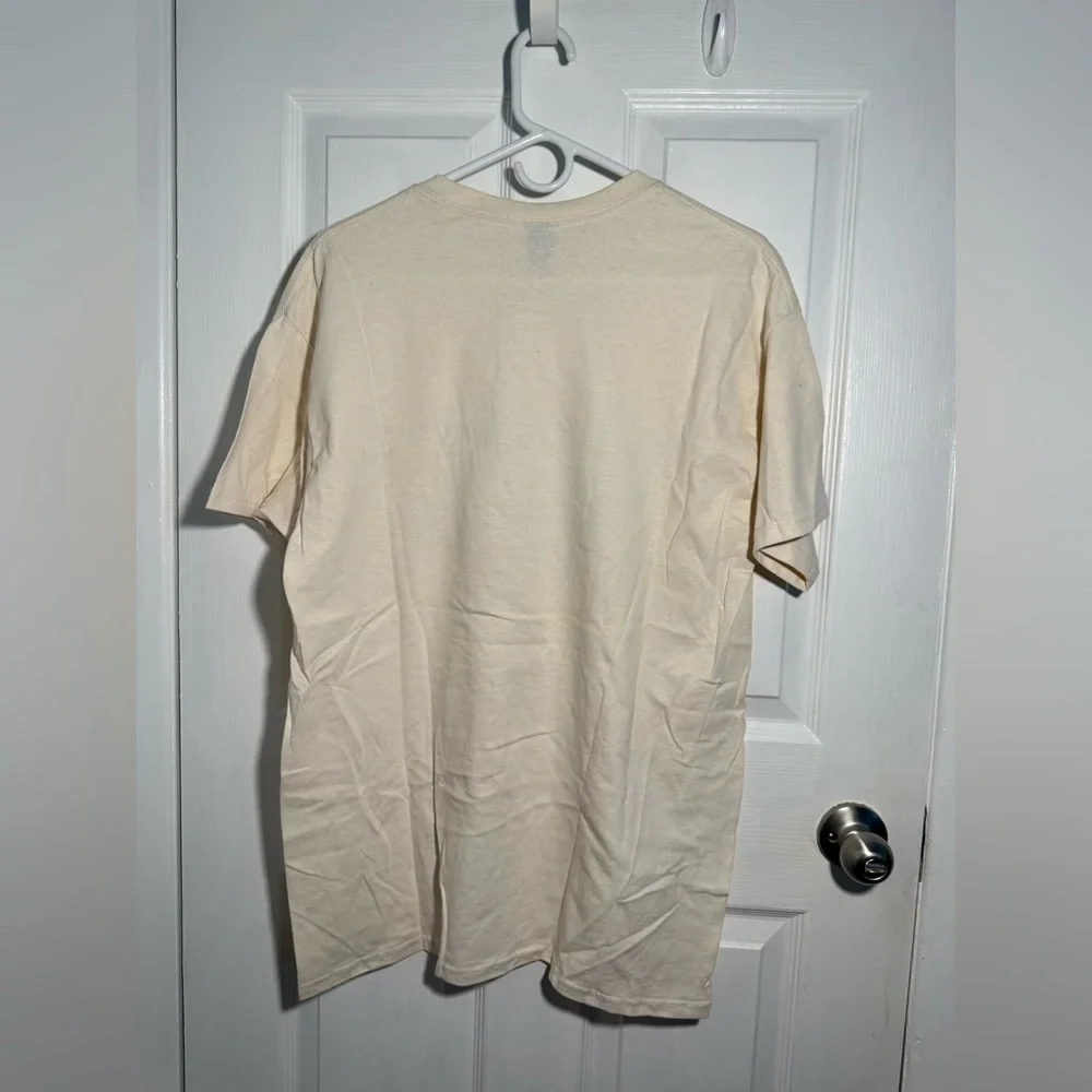 Get The LED Out Cream Graphic T-Shirt - Unisex Size Large